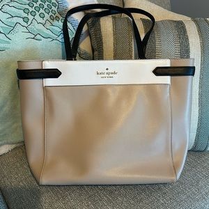 Color block Kate Spade laptop tote